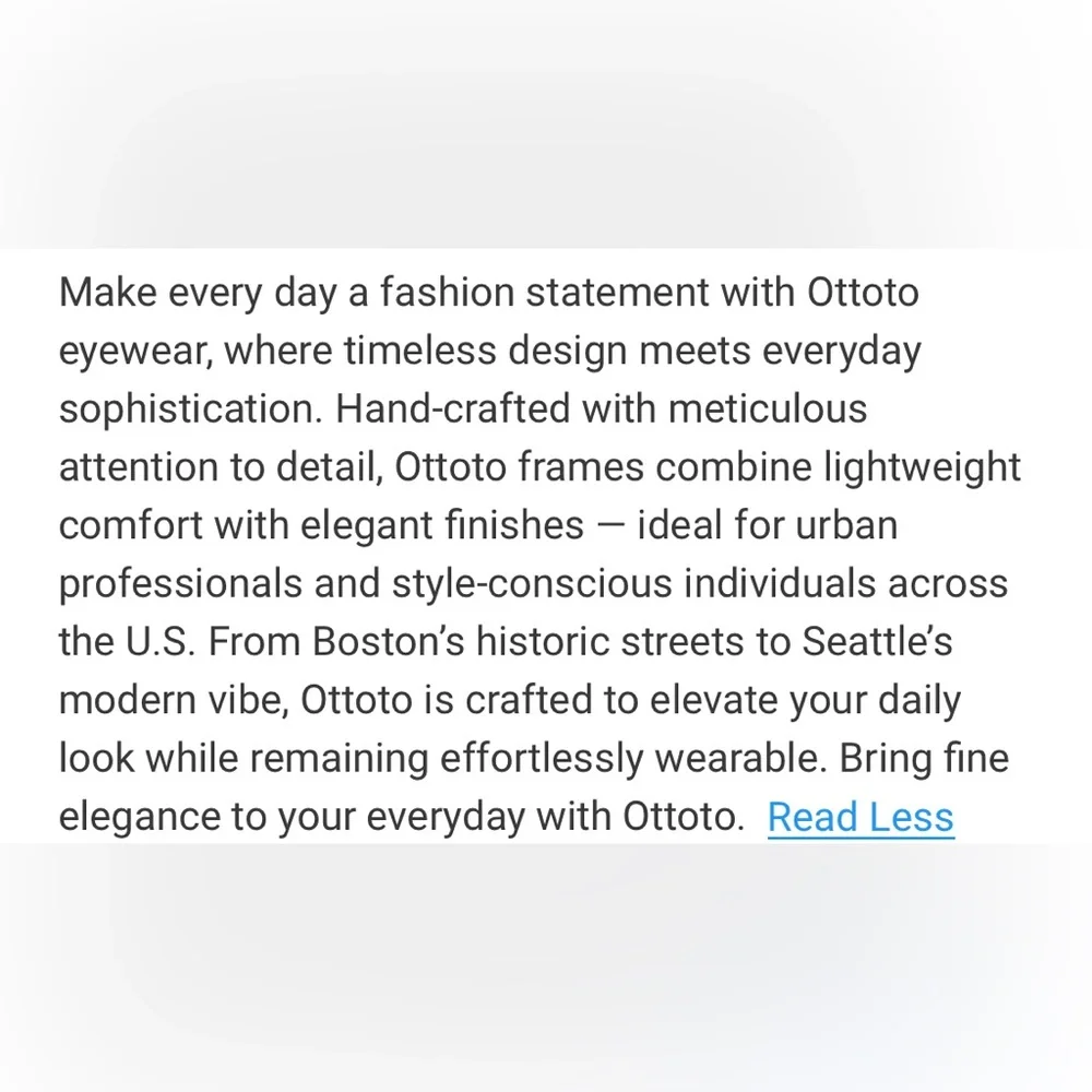 Ottoto Italian Black Glasses Case